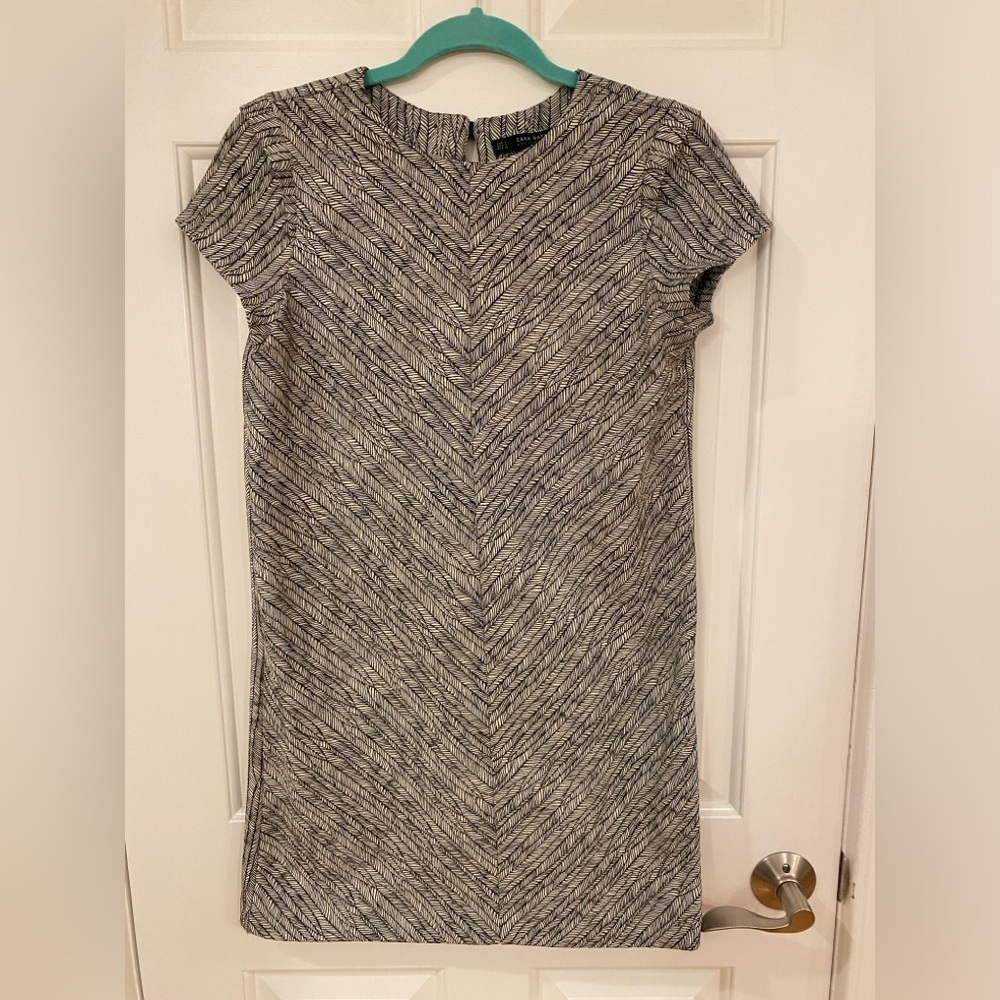 Zara short sleeved shift dress